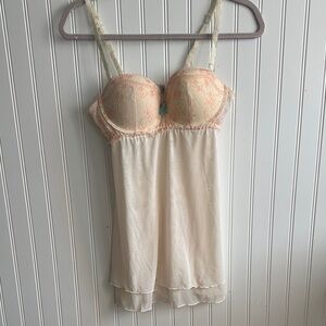 Lace Chemise with Adjustable Straps